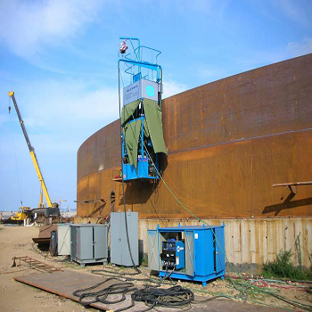 तेल टैंक निर्माण के लिए स्टेनलेस स्टील स्वचालित गार्थ वेल्डर